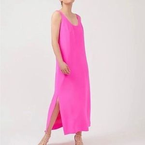 Silk tricotine maxi dress | size 12